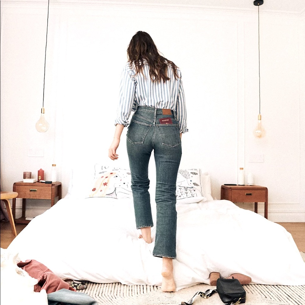 Slim Demi boot in Sundale wash